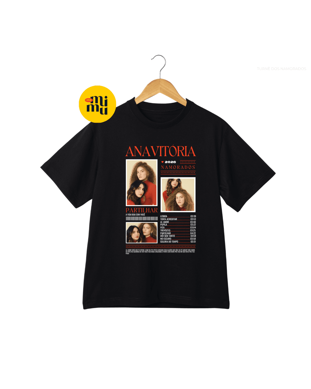 Camisas Anavitória - Estilo Cartaz