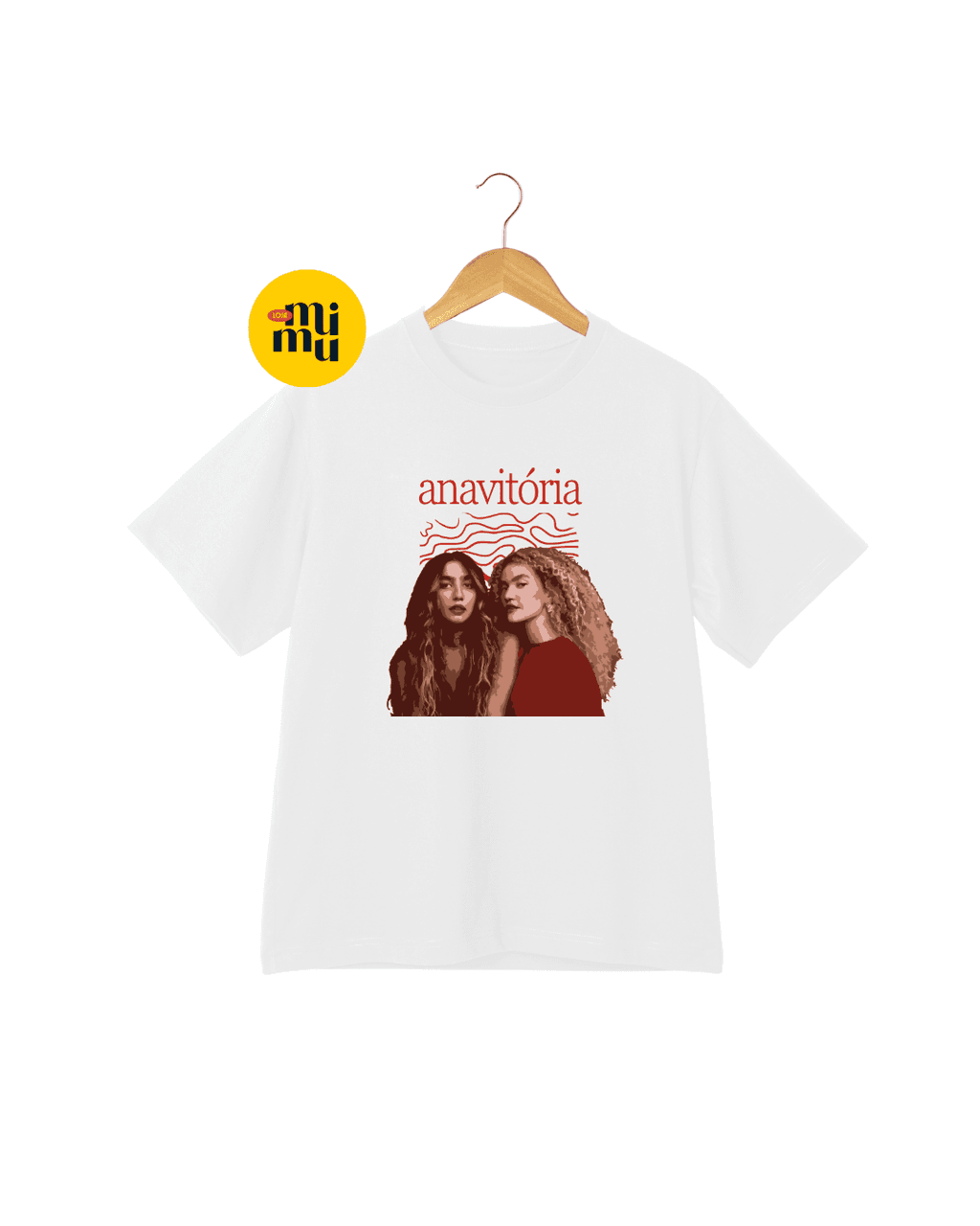 Camisas Anavitória - Desejos Secretos - Frente e Costas