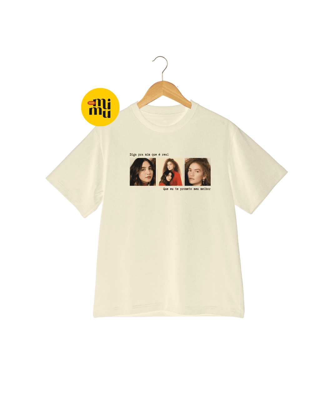 Camisas Anavitória - Trio Fotos + frases