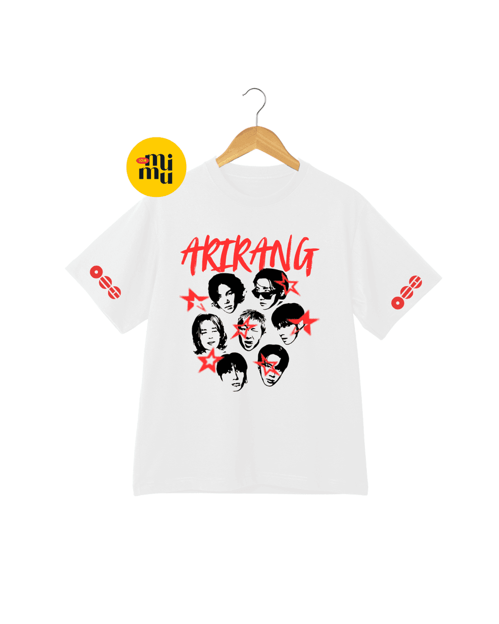 Camisas BTS - Arirang - Silhueta - Cabeça