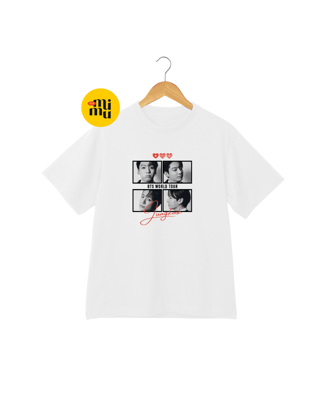 Camisas BTS - Jungkook - Polaroid