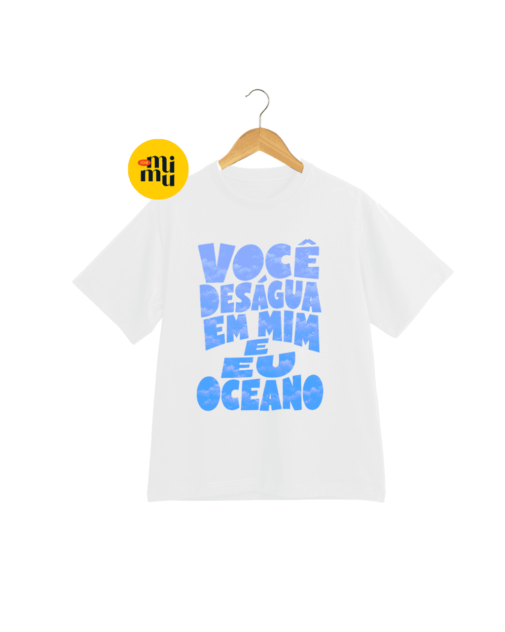 Camisas Djavan - Oceano - Tipografia