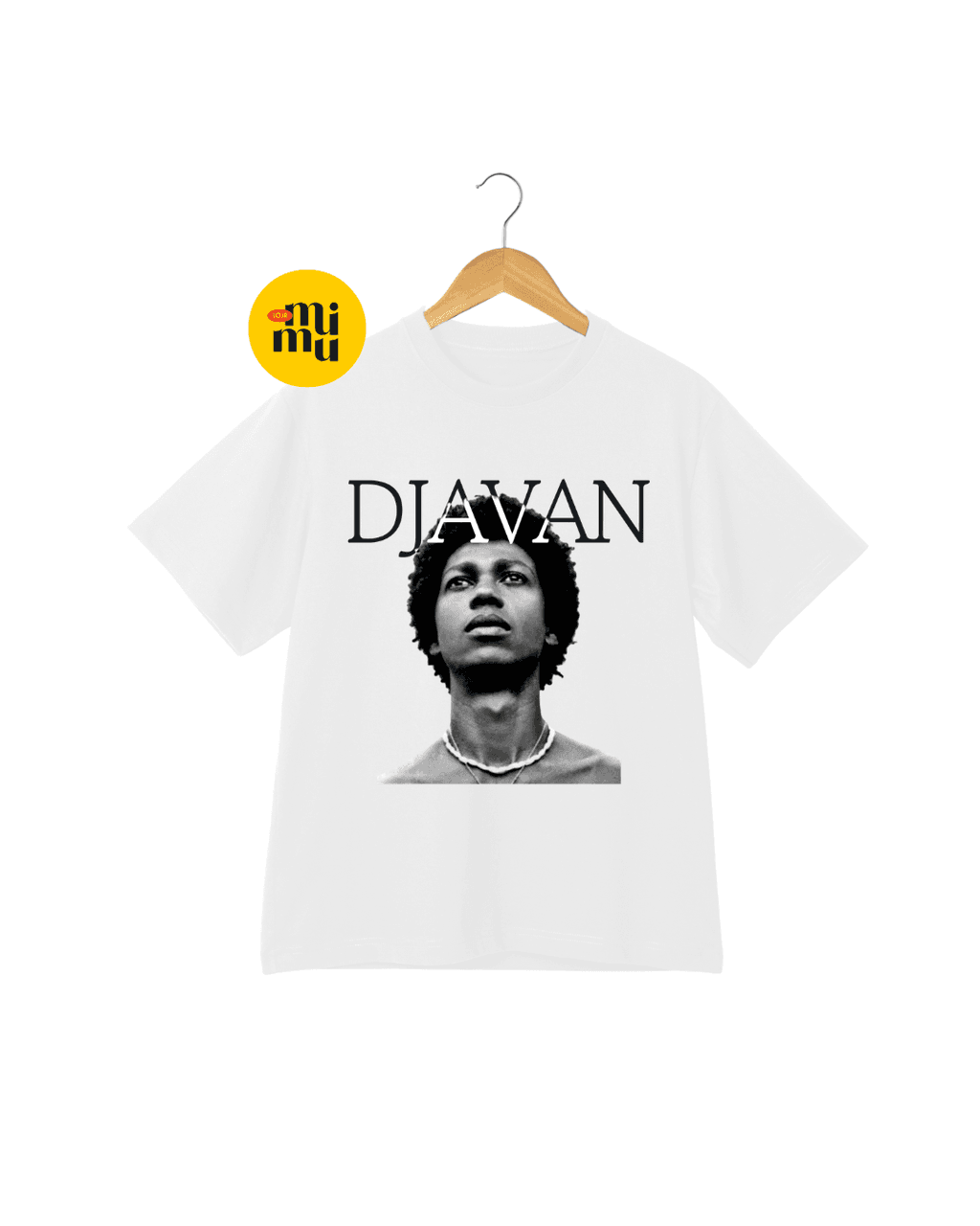 Camisas Djavan - Preto e Branco - frente e costas
