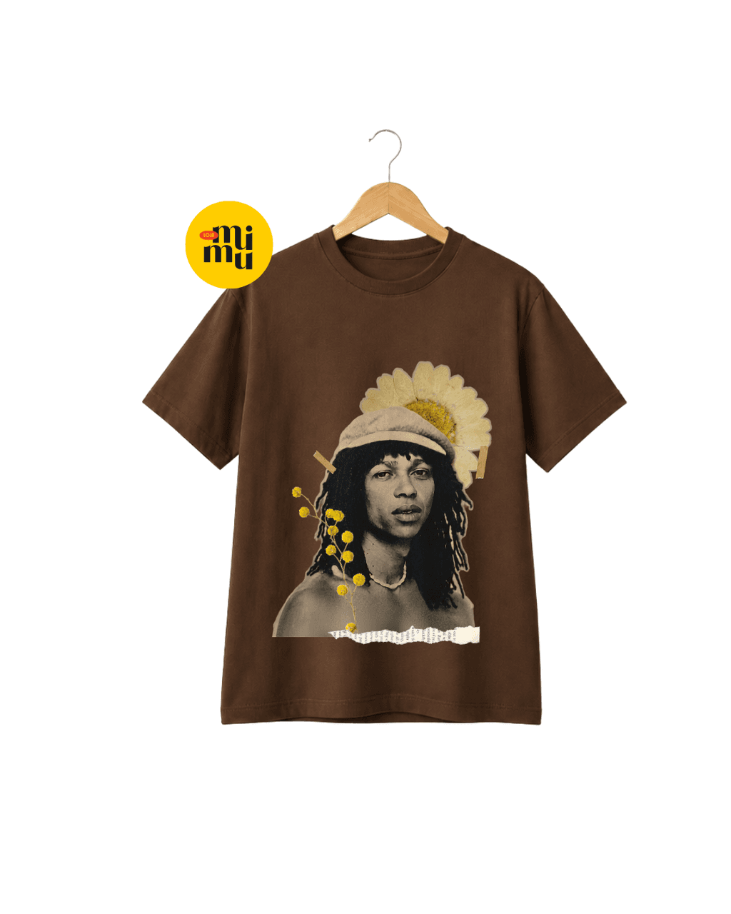 Camisas Djavan - Floral + frase
