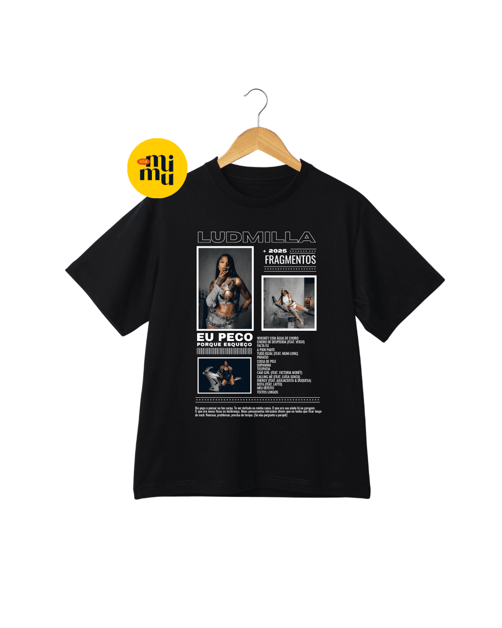 Camisa Ludmilla - Cartaz Código - Fragmentos