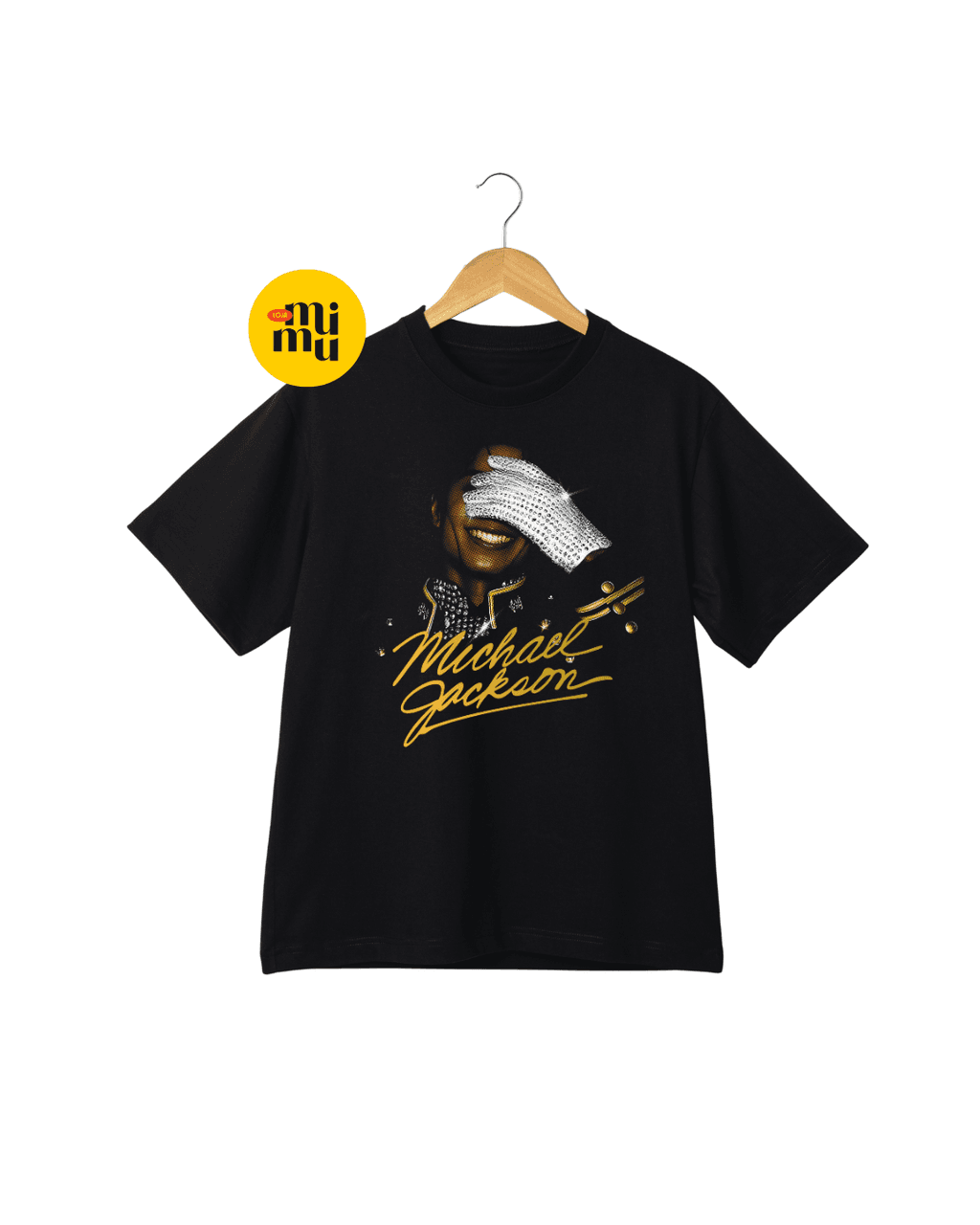 Camisas Michael Jackson Autógrafo Dourado