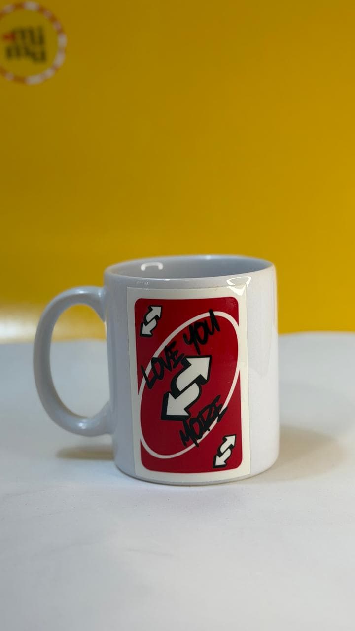 Caneca - Carta UNO I love you