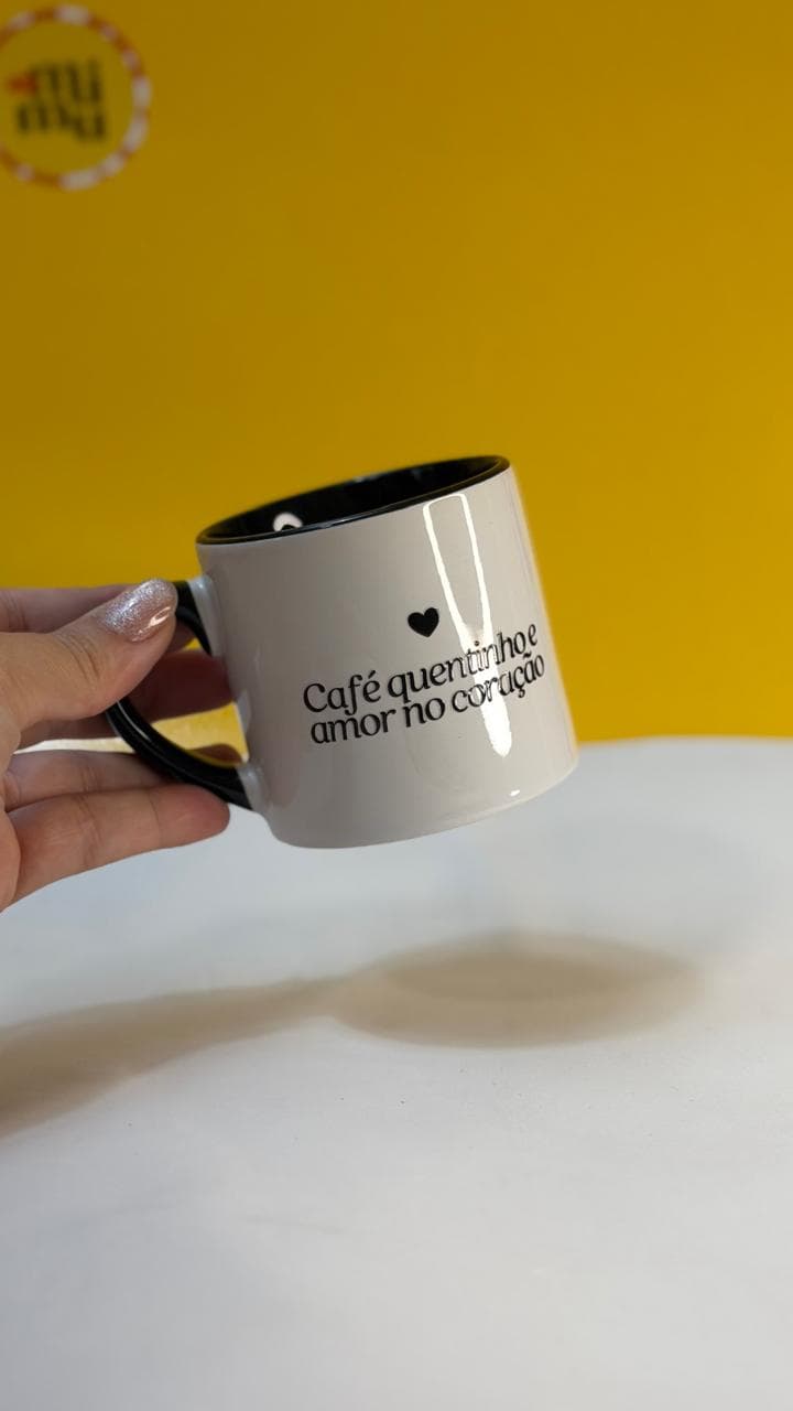 Caneca MINI - Café quentinho