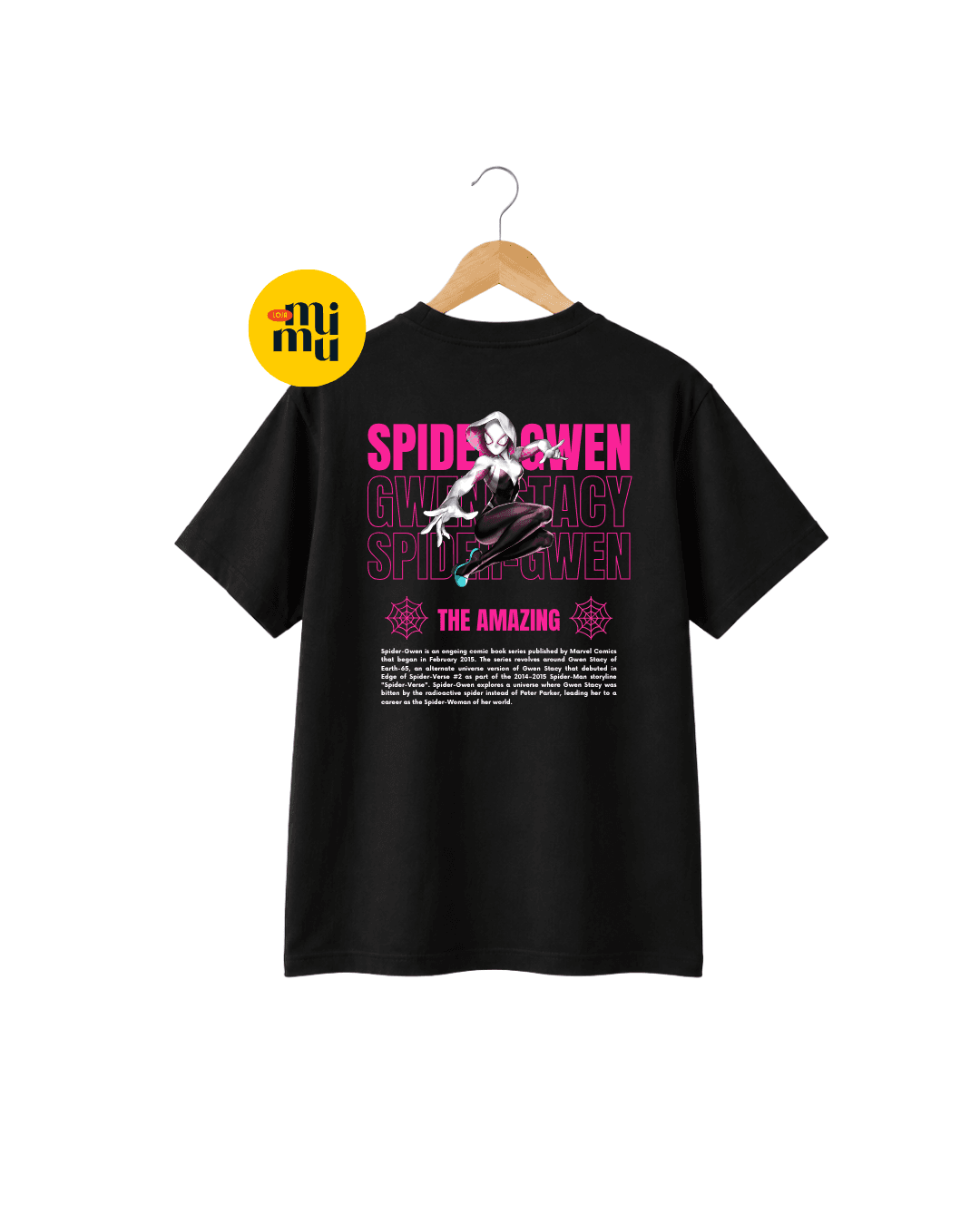 Camisa Homem Aranha - Biography Gwen