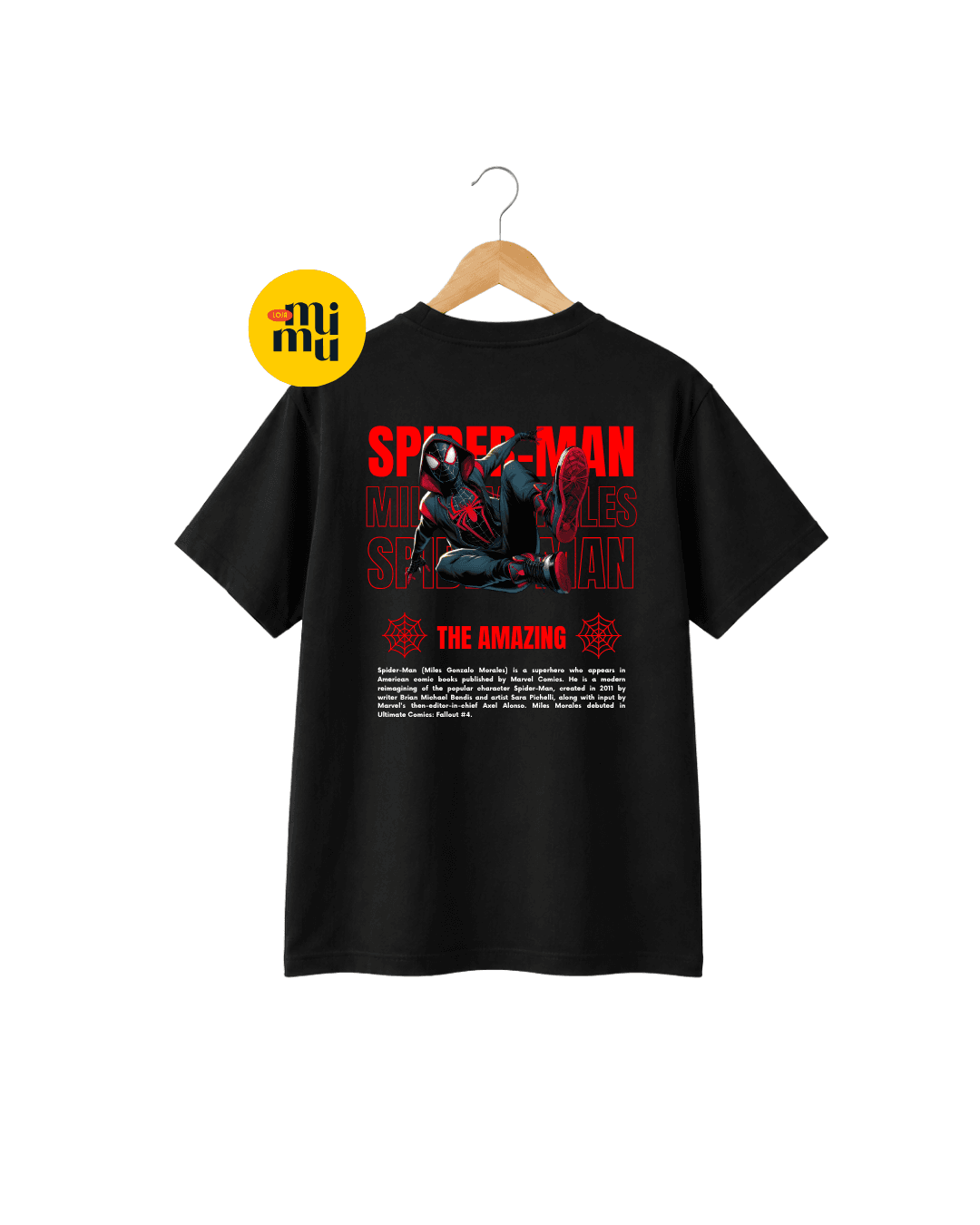 Camisa Homem Aranha - Biography Miles