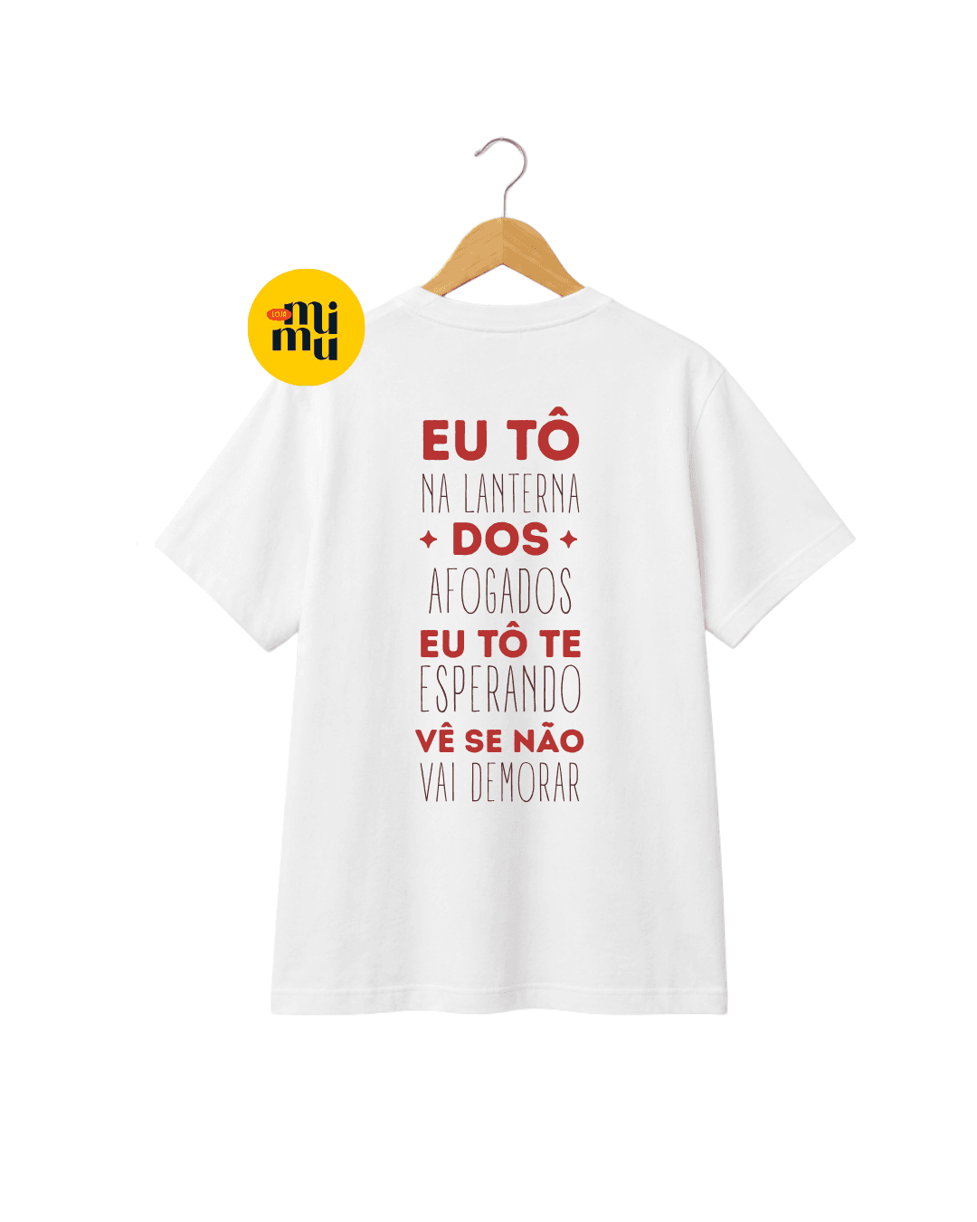 Camisa - Os Paralamas do Sucesso - Tipografia Lanterna dos afogados