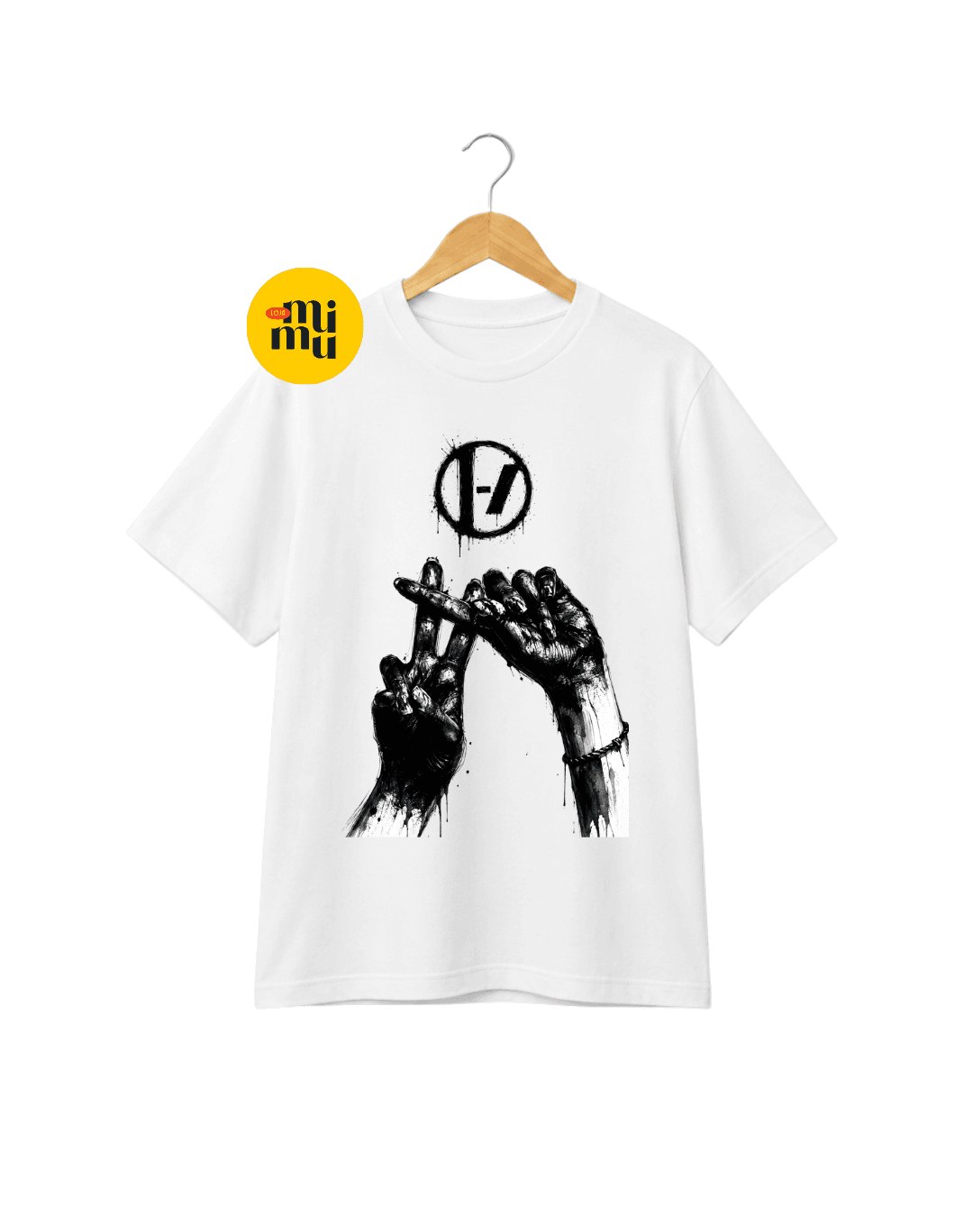 Camisa Twenty One Pilots - Mãos Ink