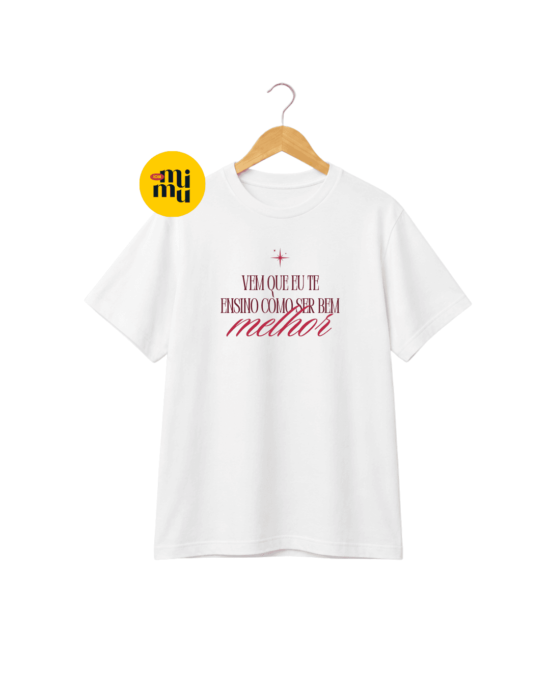 Camisa Kid Abelha - Lettering Vem que te ensino a ser bem melhor