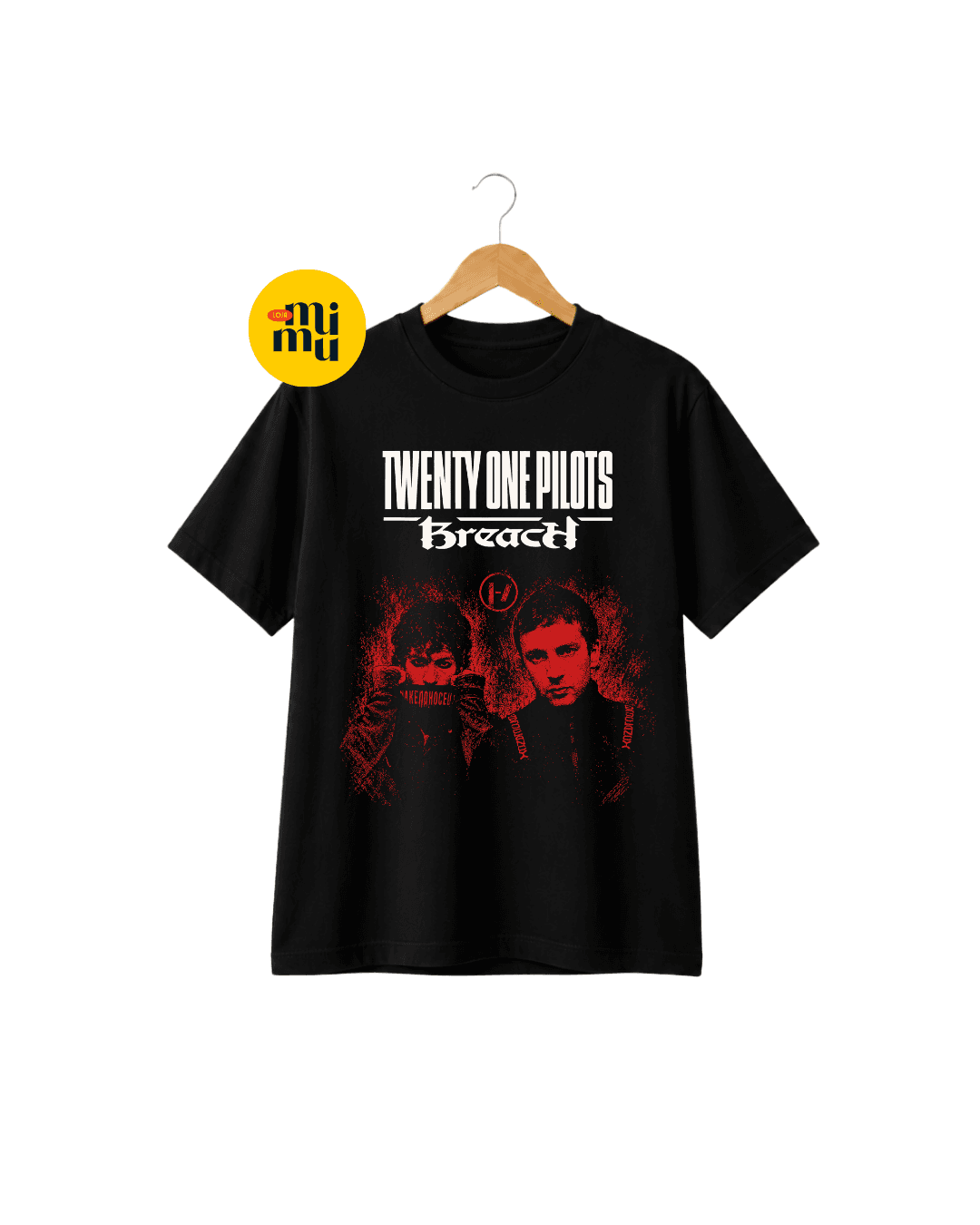 Camisa Twenty One Pilots - Breach halftone