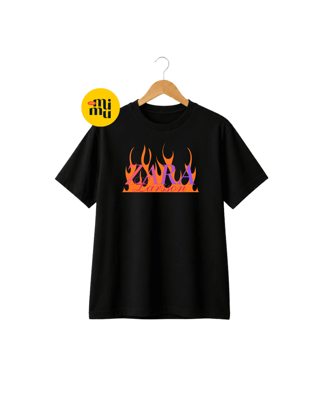 Camisa Zara Larsson - Nome fogo