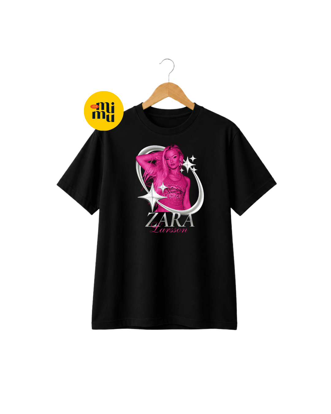 Camisa Zara Larsson - Anel prateado