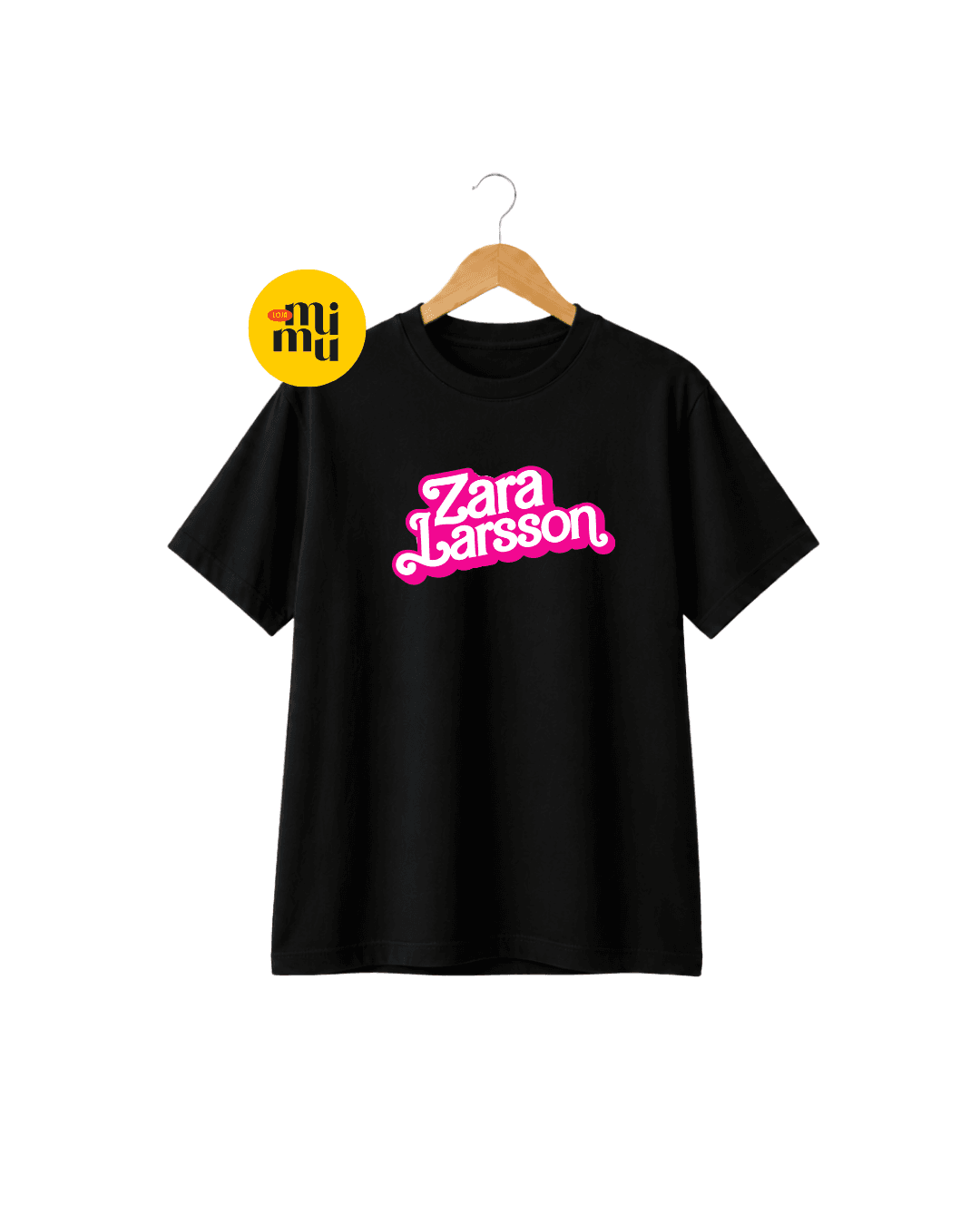Camisa Zara Larsson - Tipografia Barbie