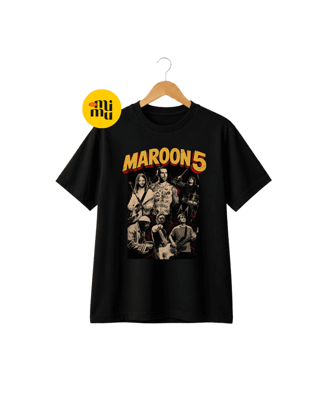 Camisa Maroon 5 - Bootleg Vintage