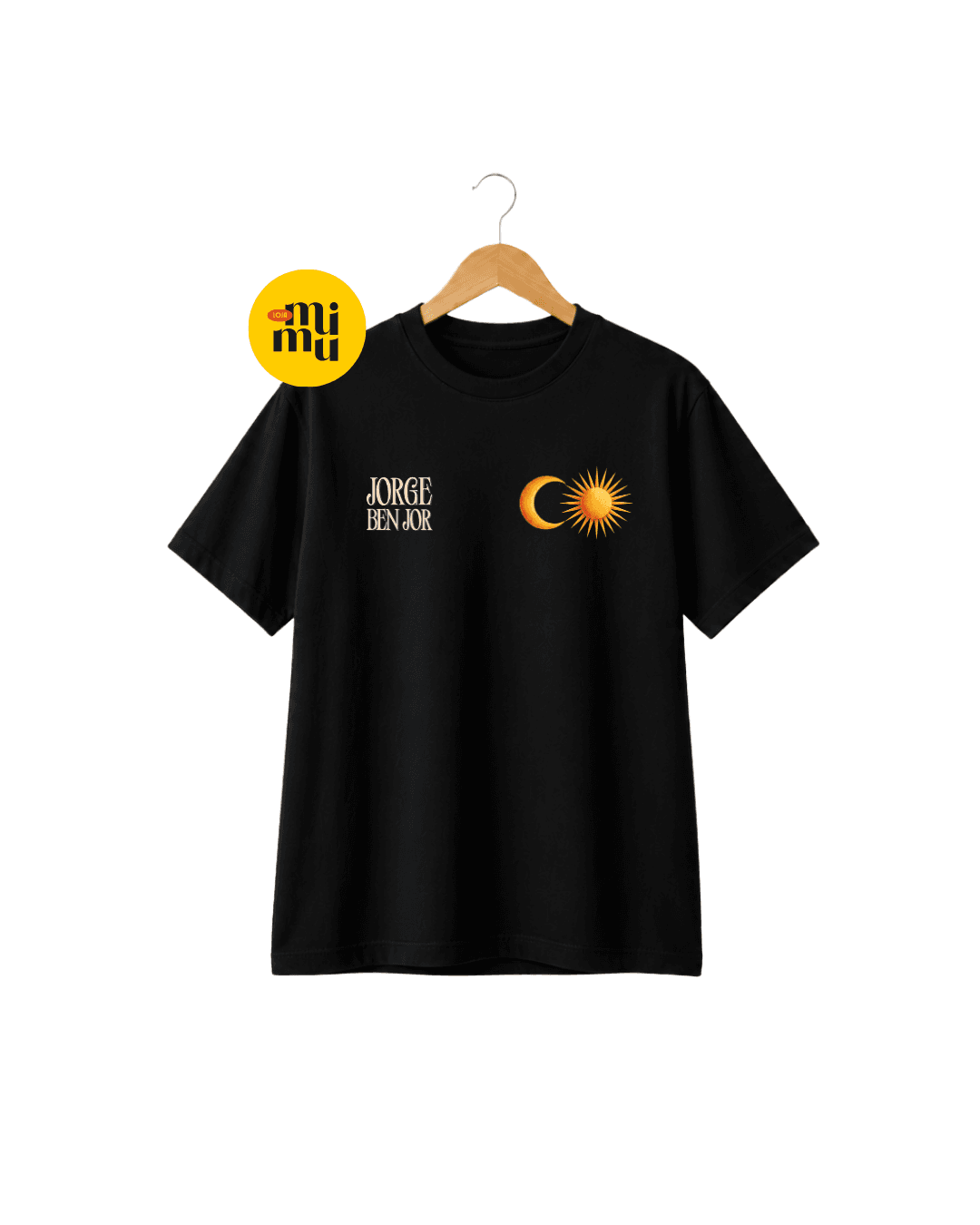 Camisa Jorge Ben Jor - Lua e Sol Peito