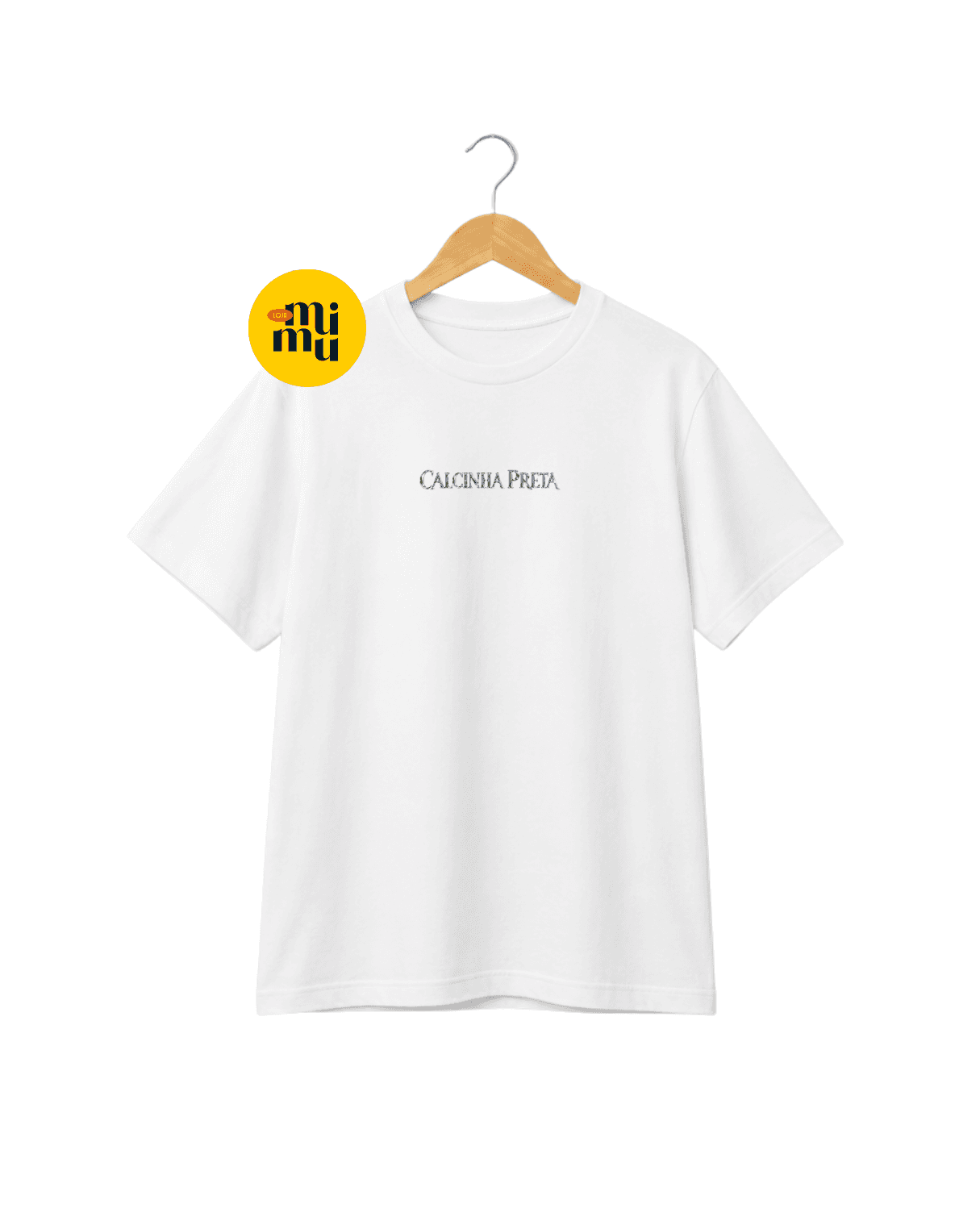 Camisa Calcinha Preta - Nome minimalista