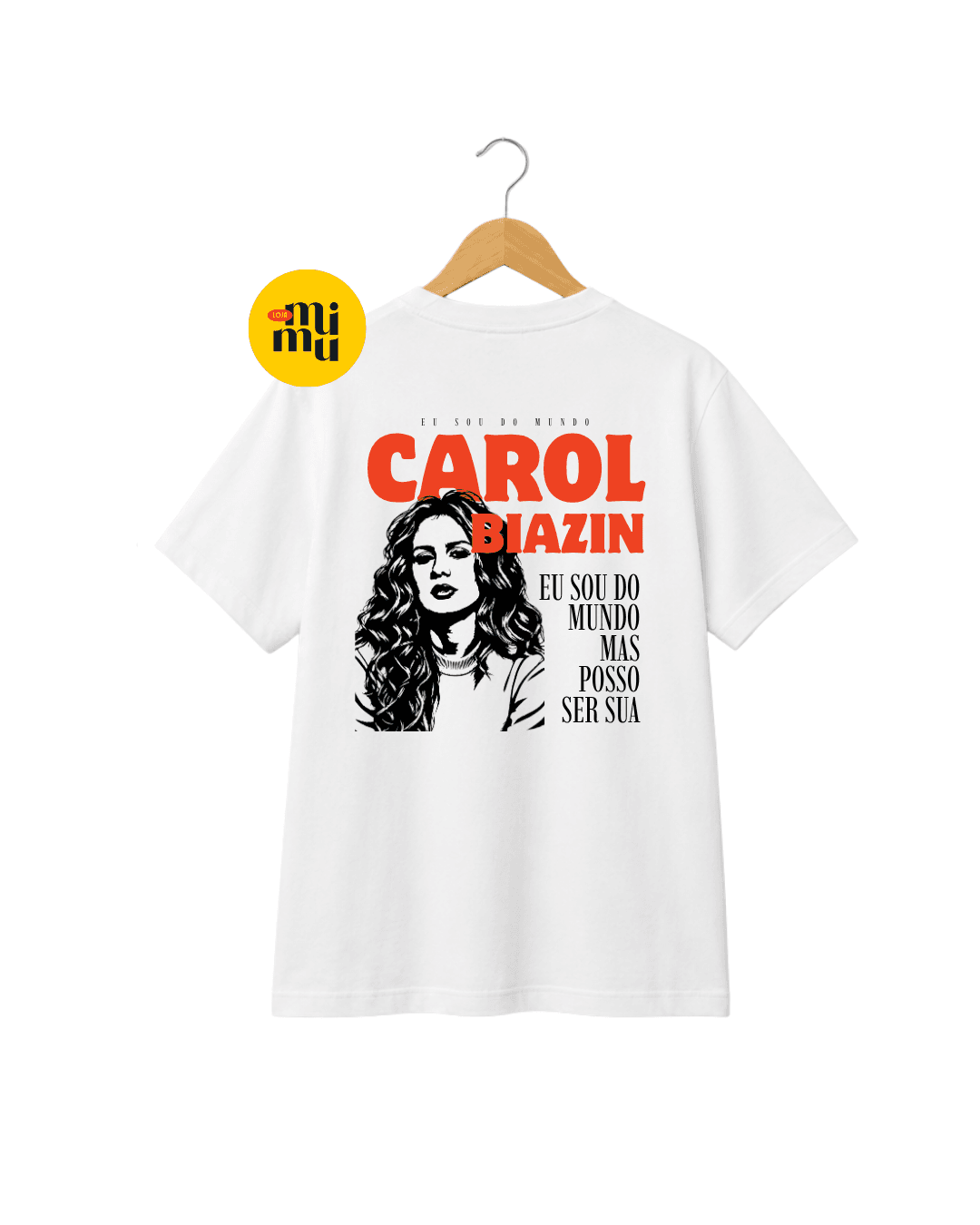 Camisa Carol Biazin - 2D - Eu sou do mundo