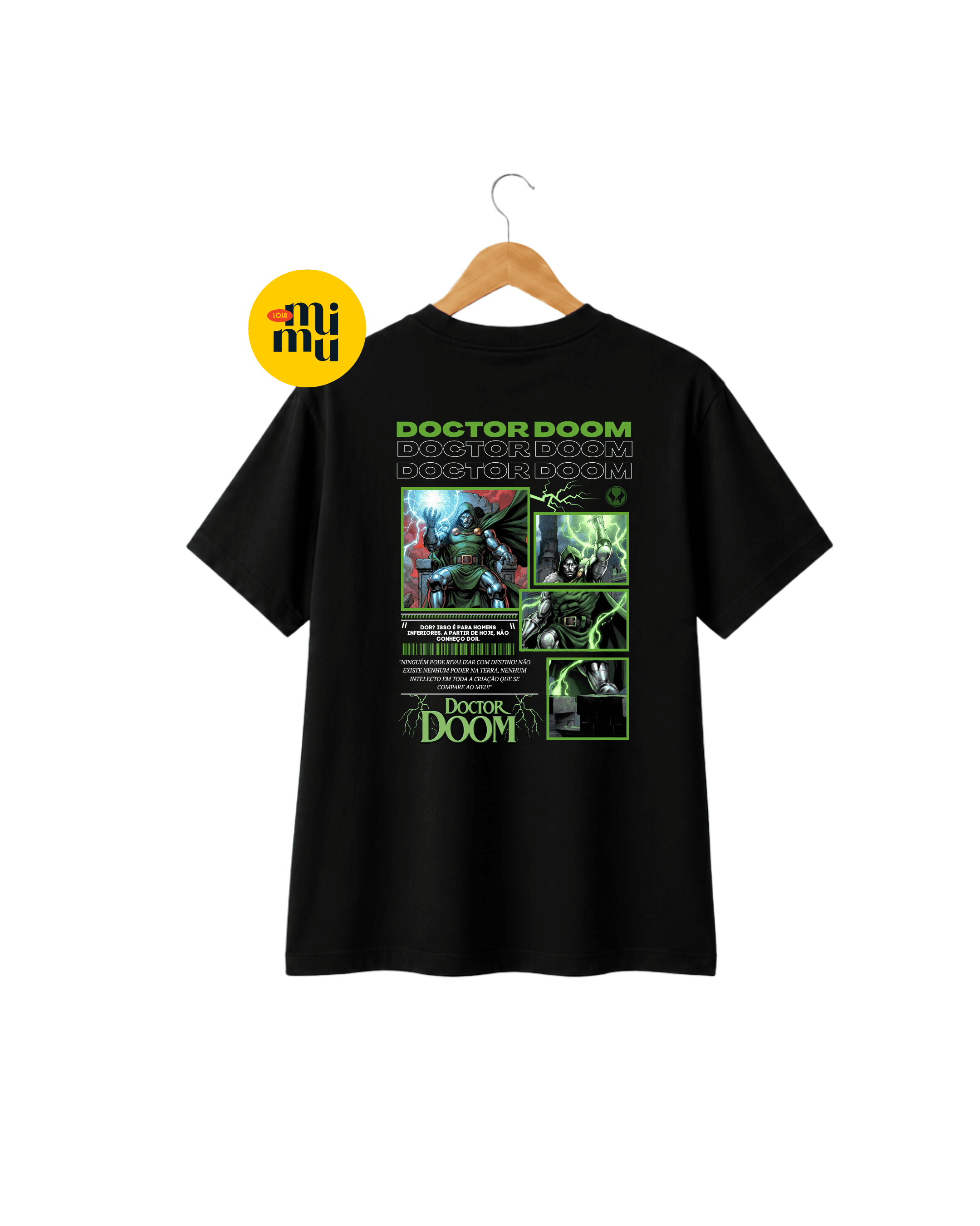 Camisa Dr. Destino - Dc doom quadros