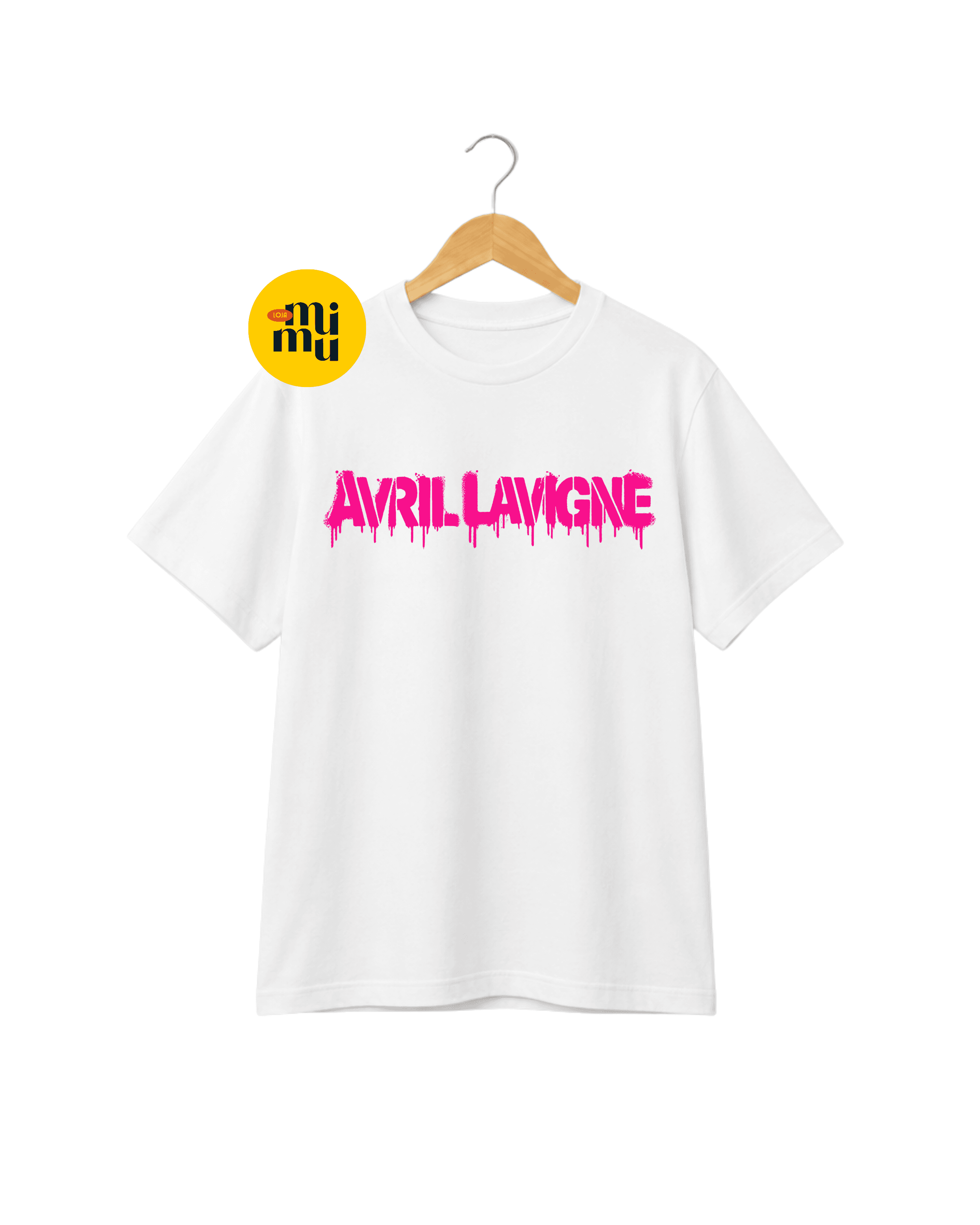 Camisa Avril Lavigne - Nome grafite