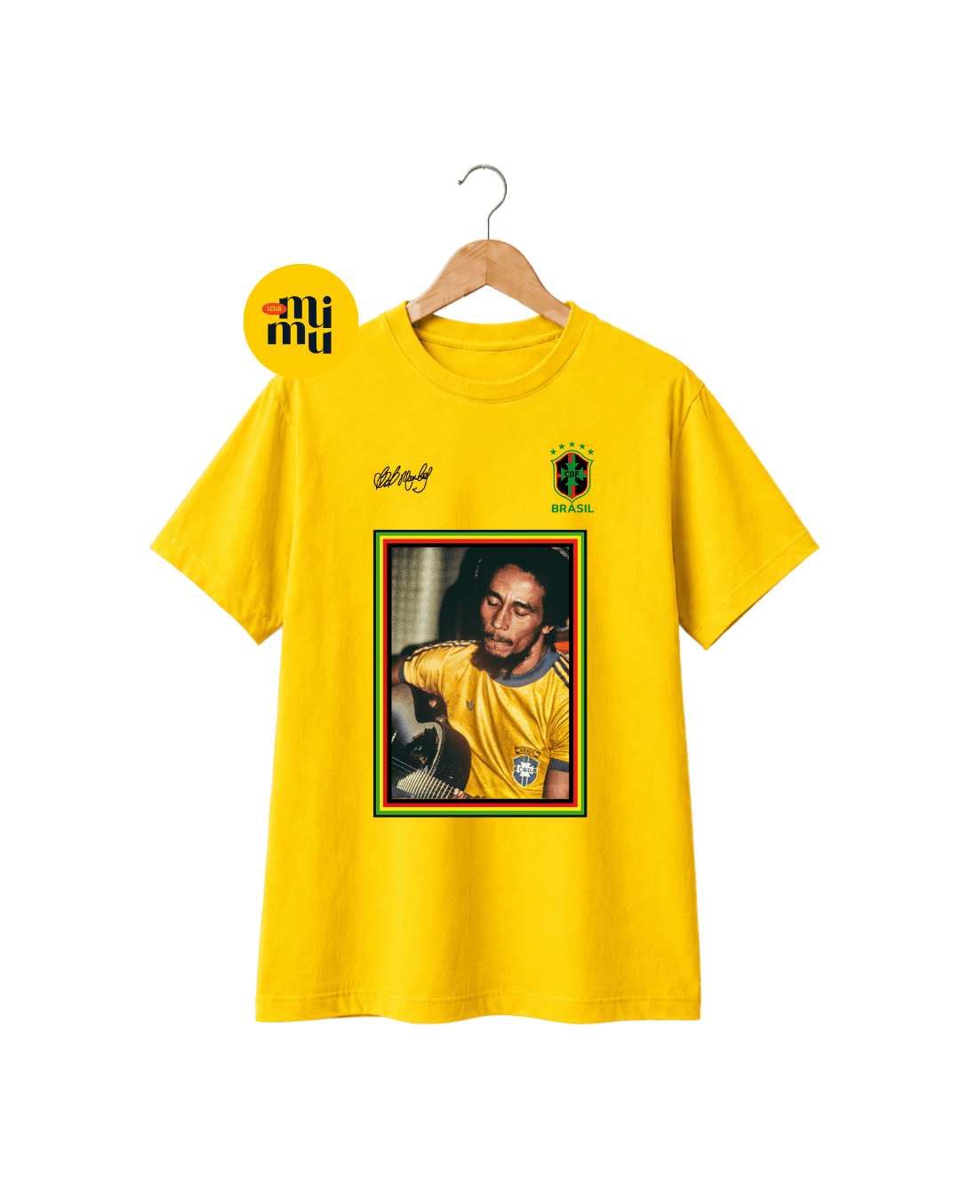Camisa Bob Marley - Brasil