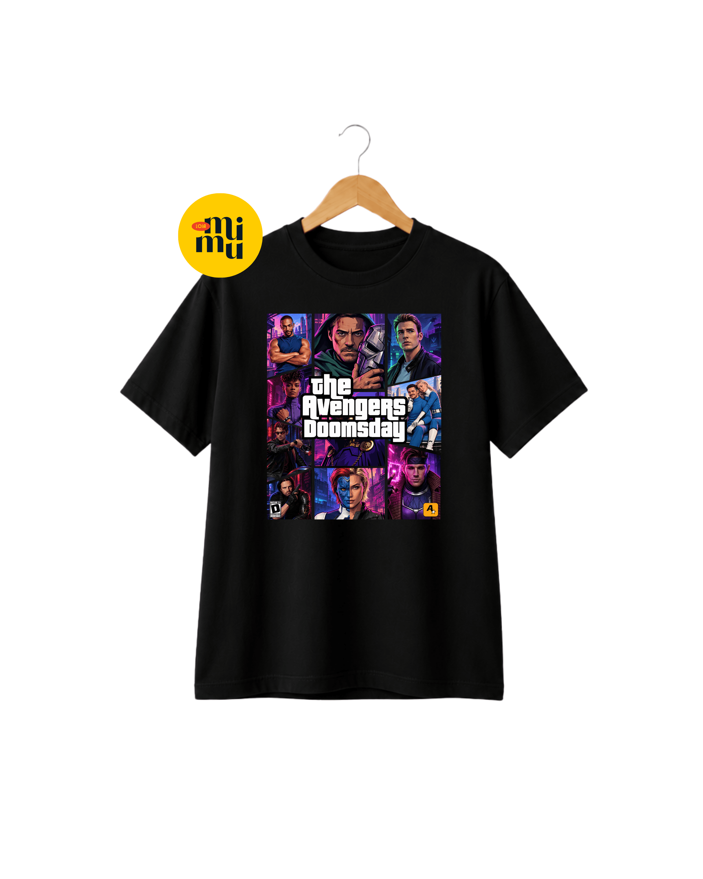 Camisa Vingadores - Doomsday GTA