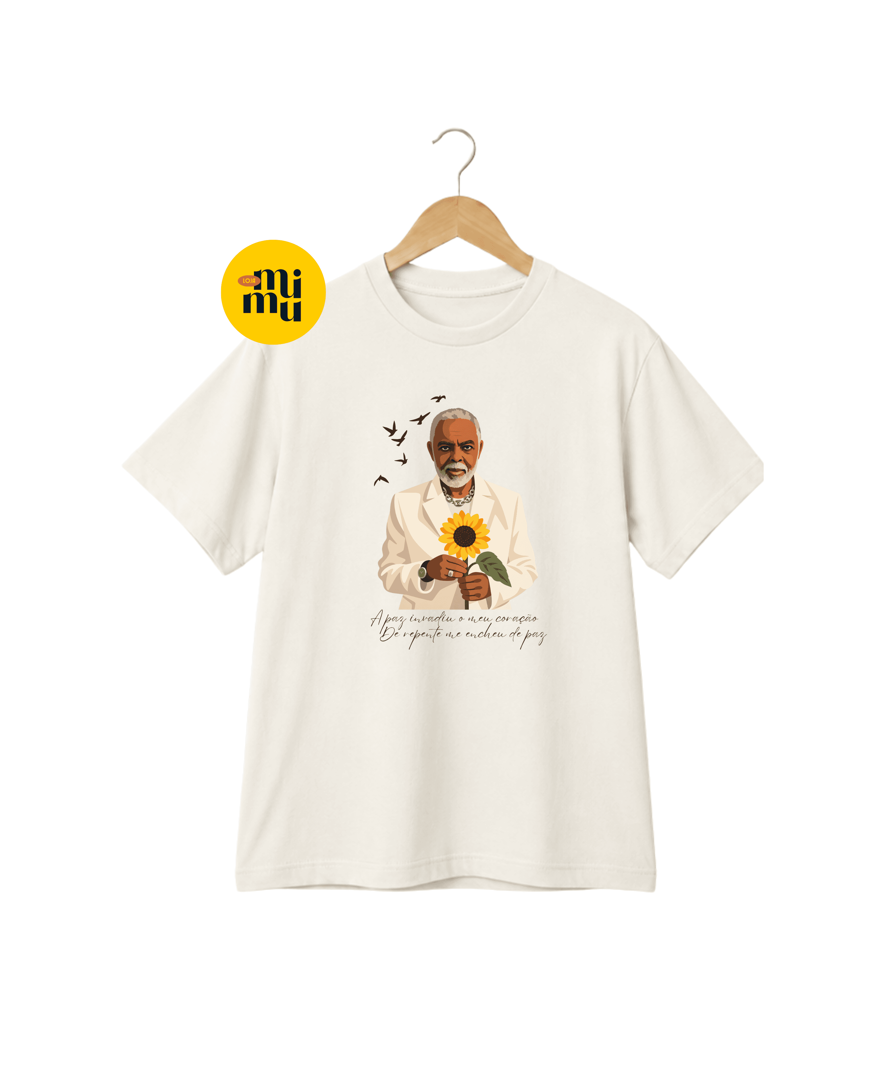 Camisa Gilberto Gil - Paz