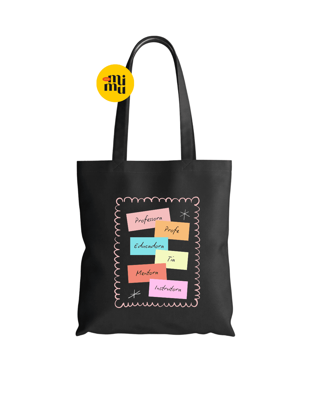 Ecobag Professor - Selo tipos nomes